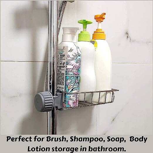 Adjustable Stainless Steel Kitchen Sink Faucet Shelf – Heavy-Duty Hanging Storage Rack for Soap, Sponge, Dishcloth & Towel Holder – Removable No Suction Cup Organizer for Kitchen & Bathroom