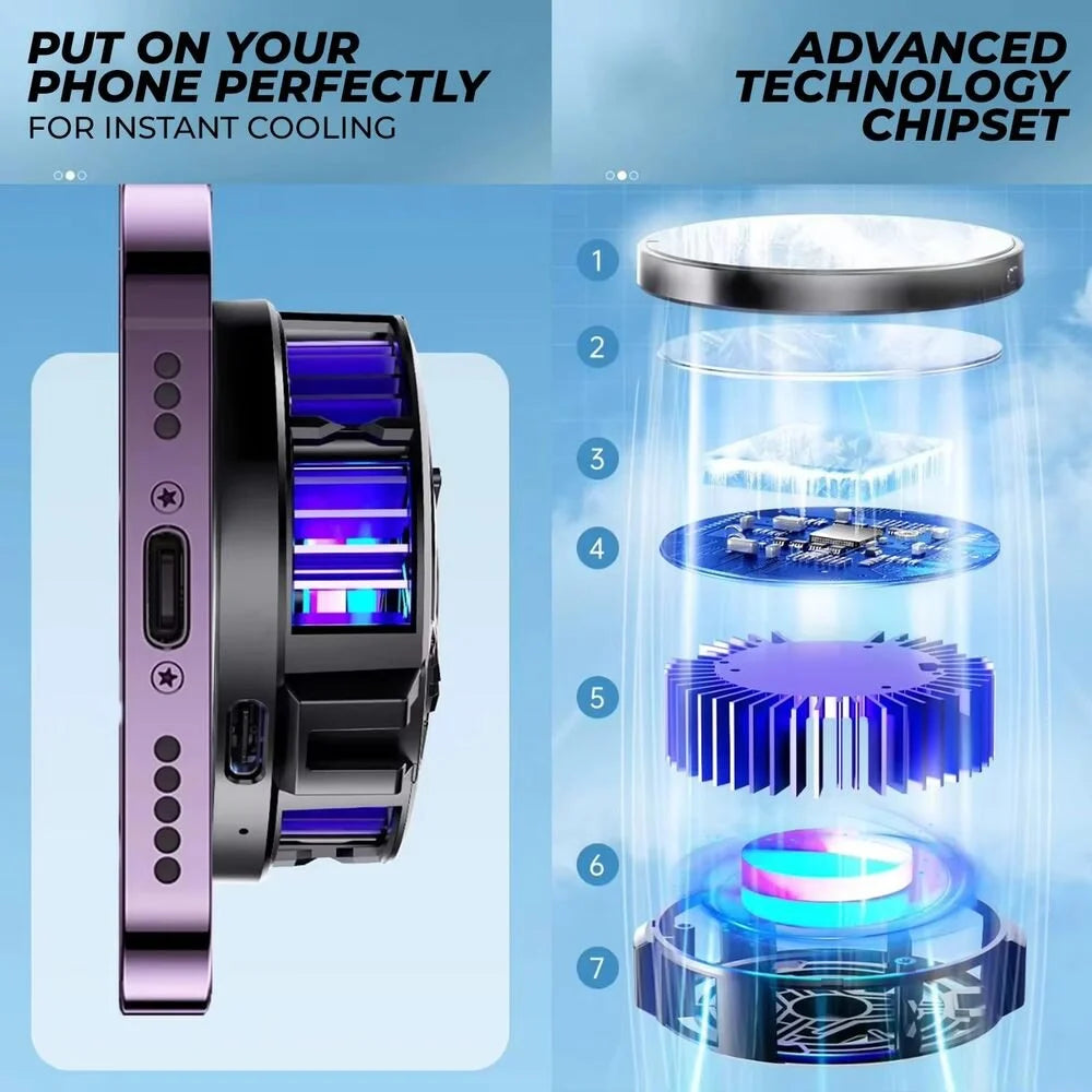 FrostCore X1 RGB Mobile Cooling Fan